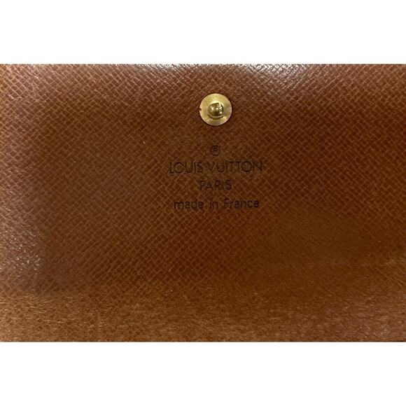 Louis Vuitton Portefeuille Elise Trifold Monogram Compact Wallet Made In France - Picture 4 of 16